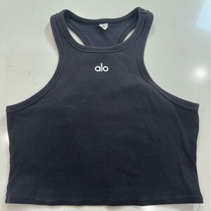 Alo yoga aspire tank black large